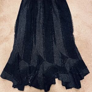 Midi blue black Skirt